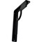 Ekena Millwork Maria Wrought Iron Bracket, (Single center brace), Powder Coated Black 1 1/2"W x 5 1/2"D x 8"H BKTM01X05X08SMA - alternate 1